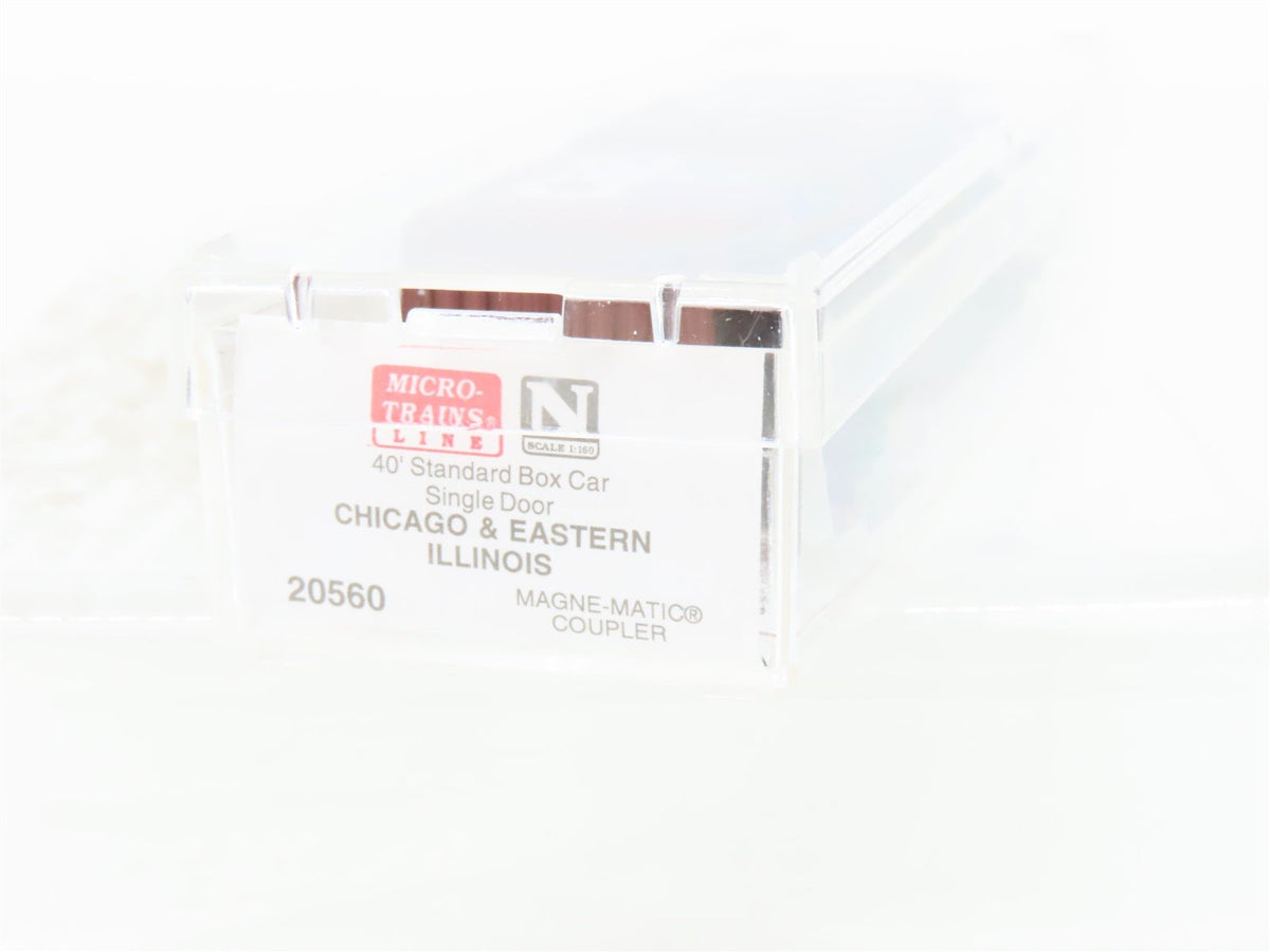 N Scale Micro-Trains MTL 20560 C&amp;EI Chicago &amp; Eastern Illinois 40&#39; Box Car #3507