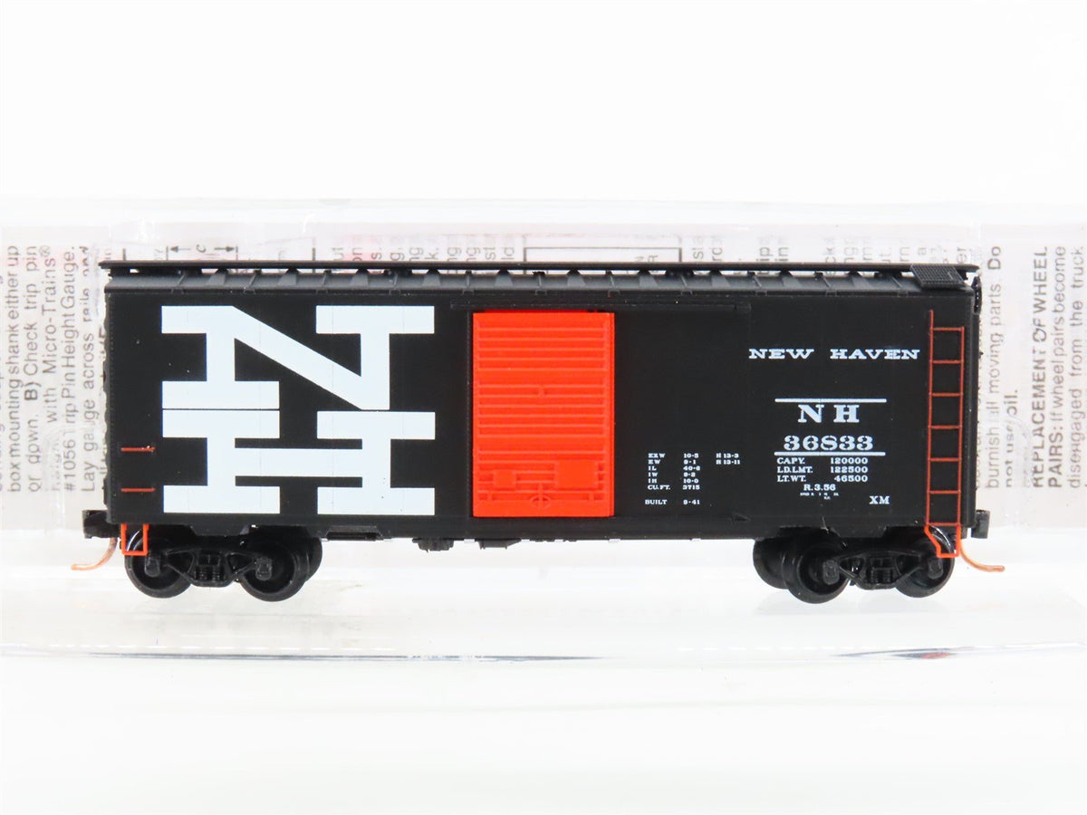 N Scale Micro-Trains MTL 20556 NH New Haven &quot;McGinnis&quot; 40&#39; Box Car #36833