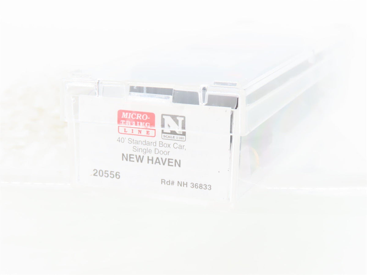 N Scale Micro-Trains MTL 20556 NH New Haven &quot;McGinnis&quot; 40&#39; Box Car #36833