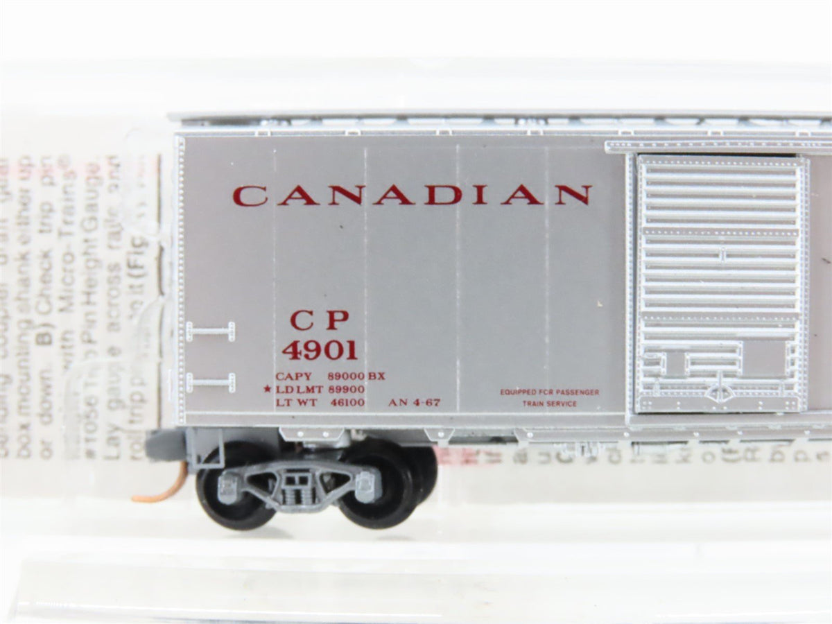 N Scale Micro-Trains MTL 20546 CP Canadian Pacific 40&#39; Single Door Box Car #4901
