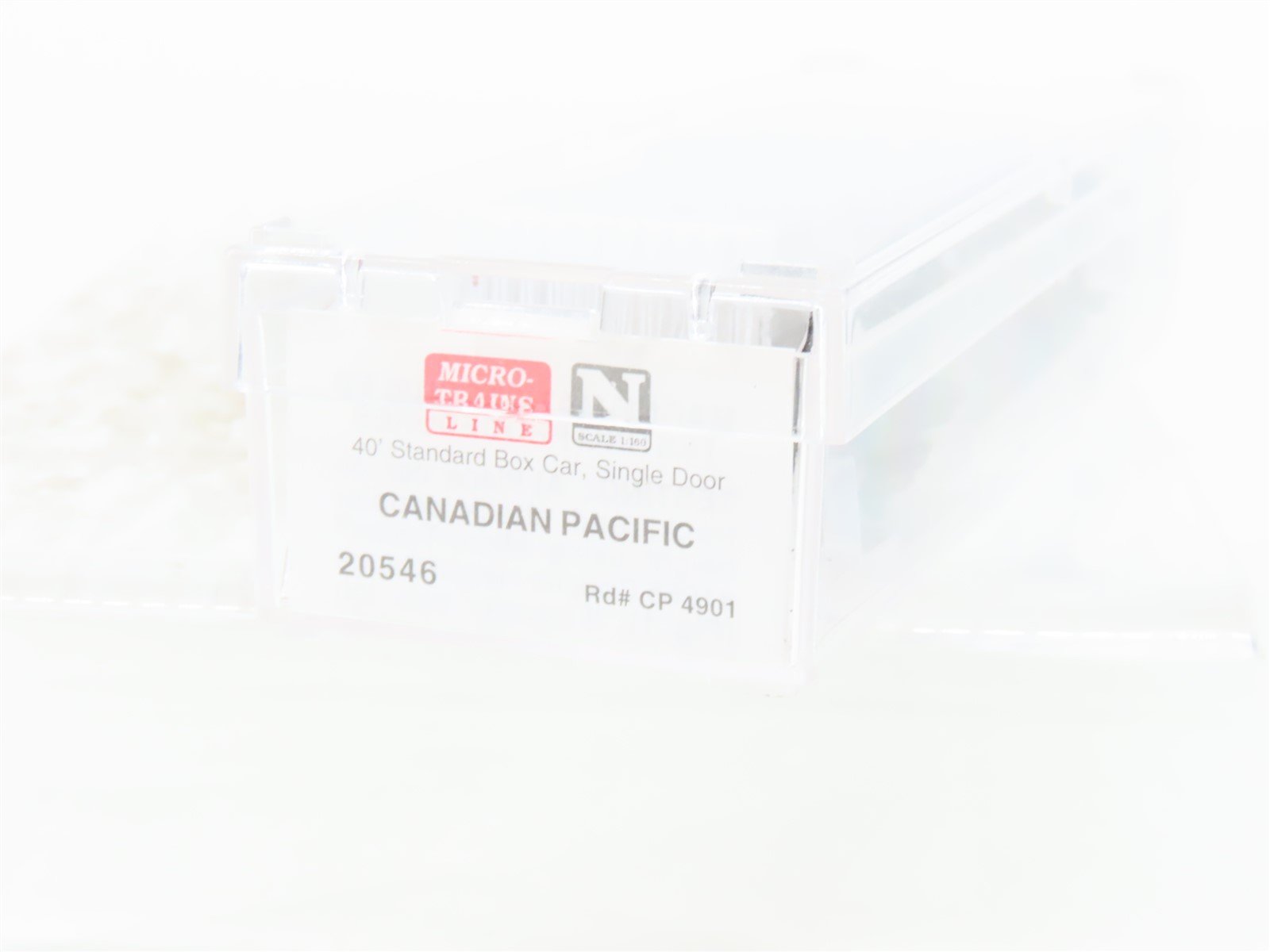 N Scale Micro-Trains MTL 20546 CP Canadian Pacific 40' Single Door Box Car #4901