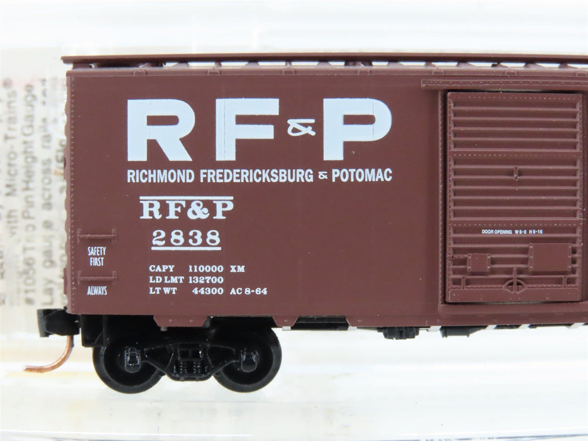 N Scale Micro-Trains MTL 20516 RF&amp;P &quot;Linking North &amp; South&quot; 40&#39; Box Car #2838