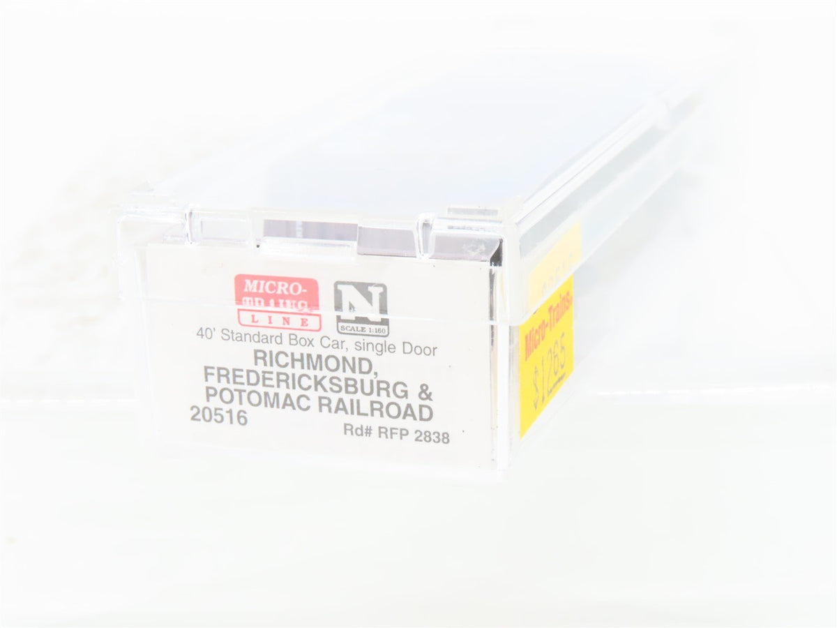 N Scale Micro-Trains MTL 20516 RF&amp;P &quot;Linking North &amp; South&quot; 40&#39; Box Car #2838