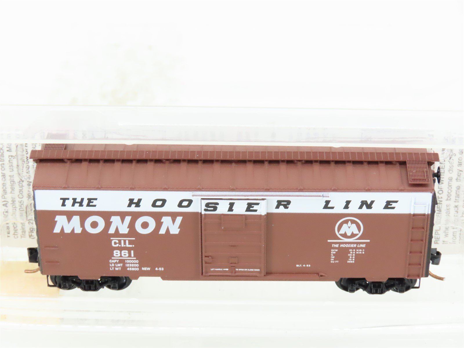 N Micro-Trains MTL 20486 CIL Monon 