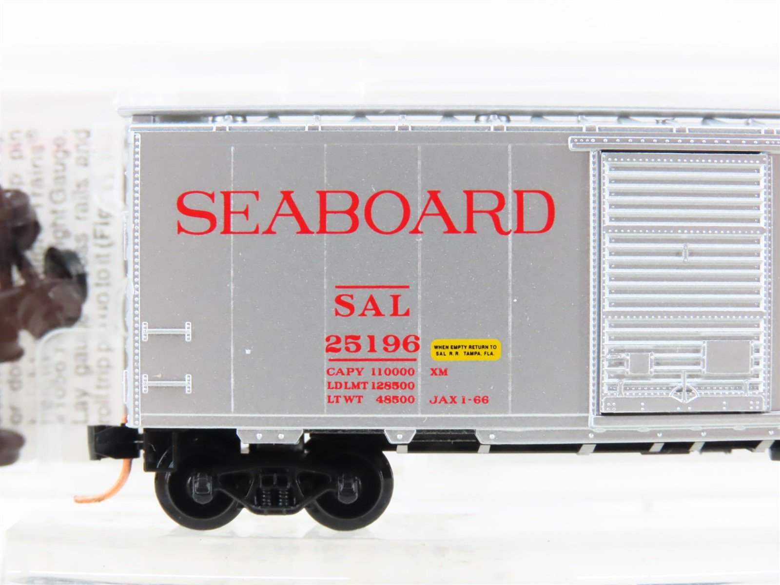 N Micro-Trains MTL 20616 SAL Seaboard Air Line 40' Single Door Box Car #25196