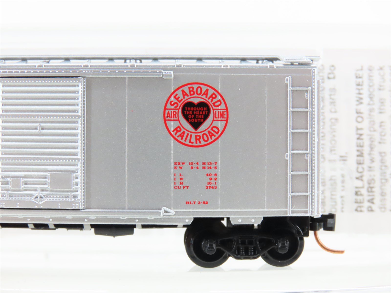 N Micro-Trains MTL 20616 SAL Seaboard Air Line 40' Single Door Box Car #25196