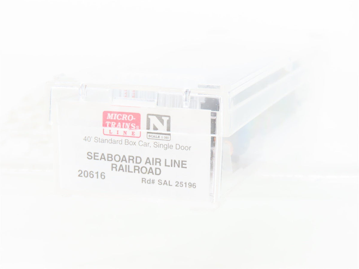 N Micro-Trains MTL 20616 SAL Seaboard Air Line 40&#39; Single Door Box Car #25196