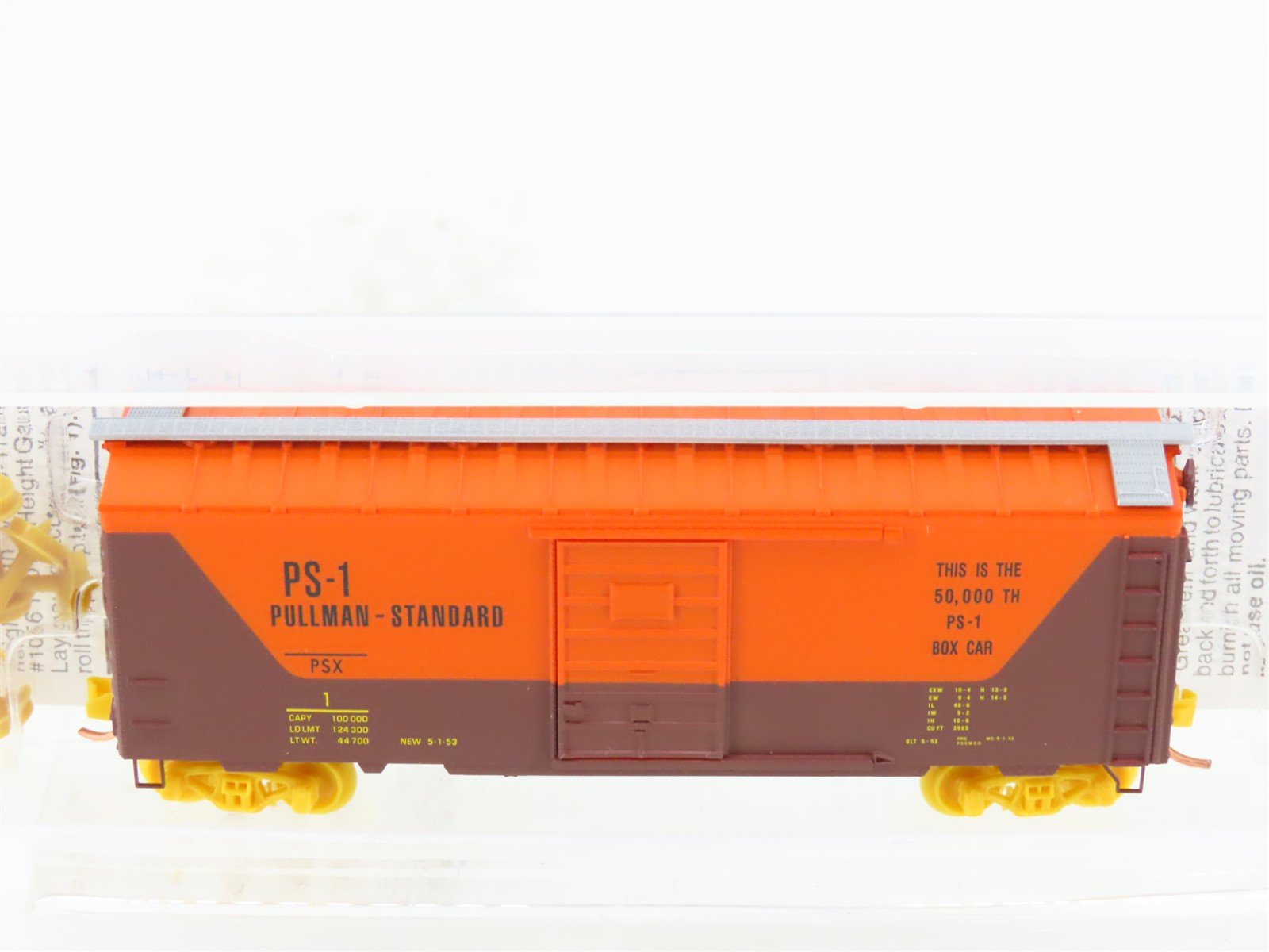 N Micro-Trains MTL 20626 PSX Pullman-Standard Exhibition PS-1 40' Box Car #1