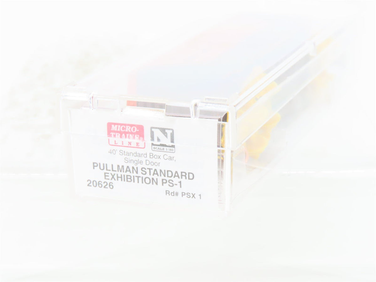 N Micro-Trains MTL 20626 PSX Pullman-Standard Exhibition PS-1 40&#39; Box Car #1