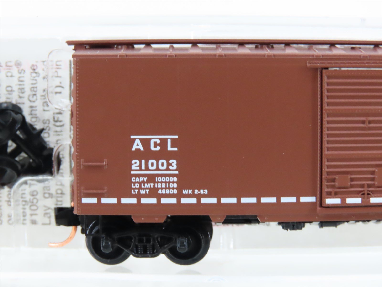 N Micro-Trains MTL 20636 ACL Atlantic Coast Line 40' Single Door Box Car #21003