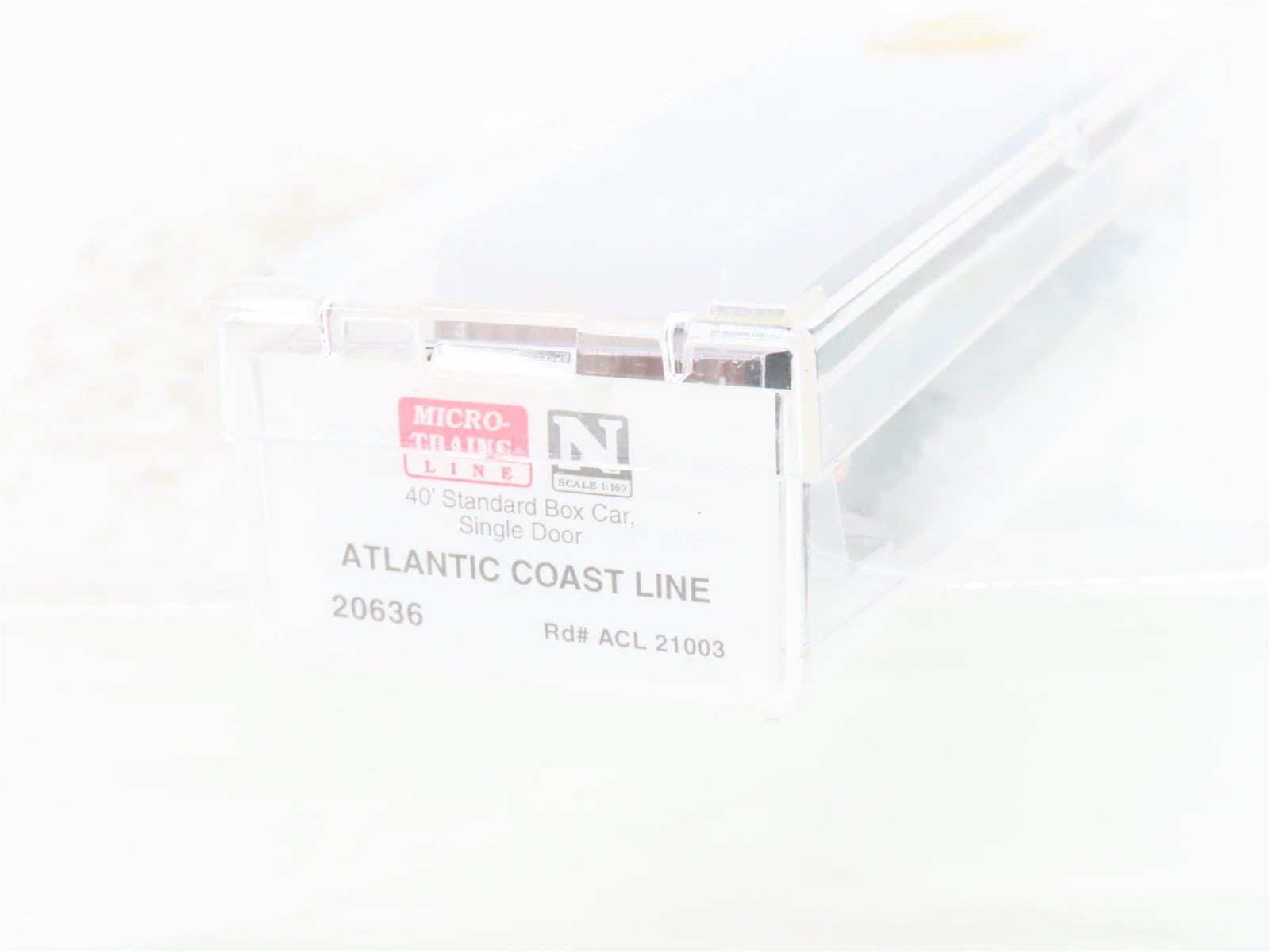 N Micro-Trains MTL 20636 ACL Atlantic Coast Line 40' Single Door Box Car #21003