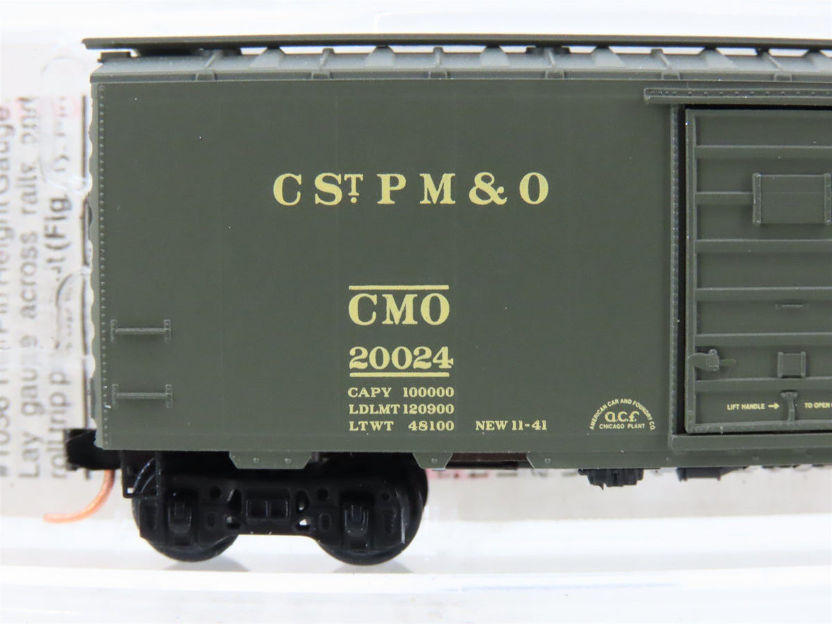 N Scale Micro-Trains MTL 20596 CMO CStPM&amp;O &quot;Route of the 400&quot; 40&#39; Box Car #20024