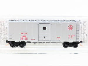 N Scale Micro-Trains MTL 20586 A Alton Railroad 40' Single Door Box Car #1200