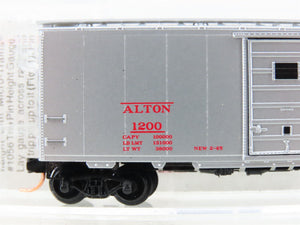 N Scale Micro-Trains MTL 20586 A Alton Railroad 40' Single Door Box Car #1200