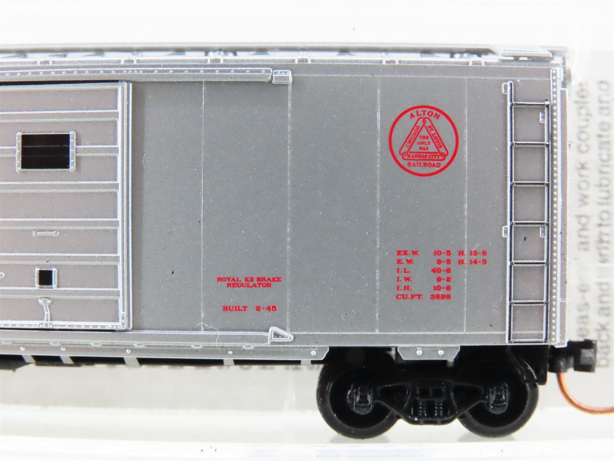 N Scale Micro-Trains MTL 20586 A Alton Railroad 40&#39; Single Door Box Car #1200