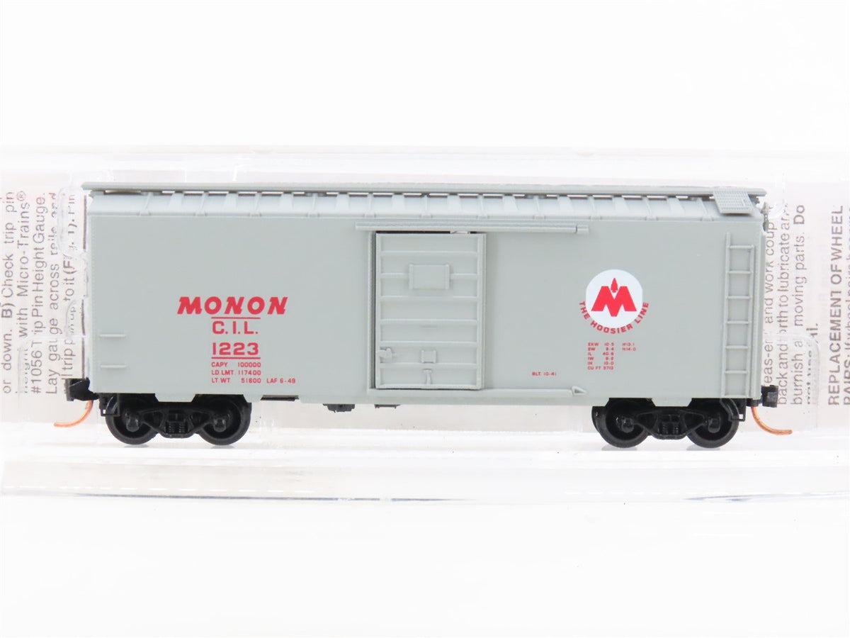 N Micro-Trains MTL 20576 CIL Monon &quot;Hoosier Line&quot; 40&#39; Single Door Box Car #1223