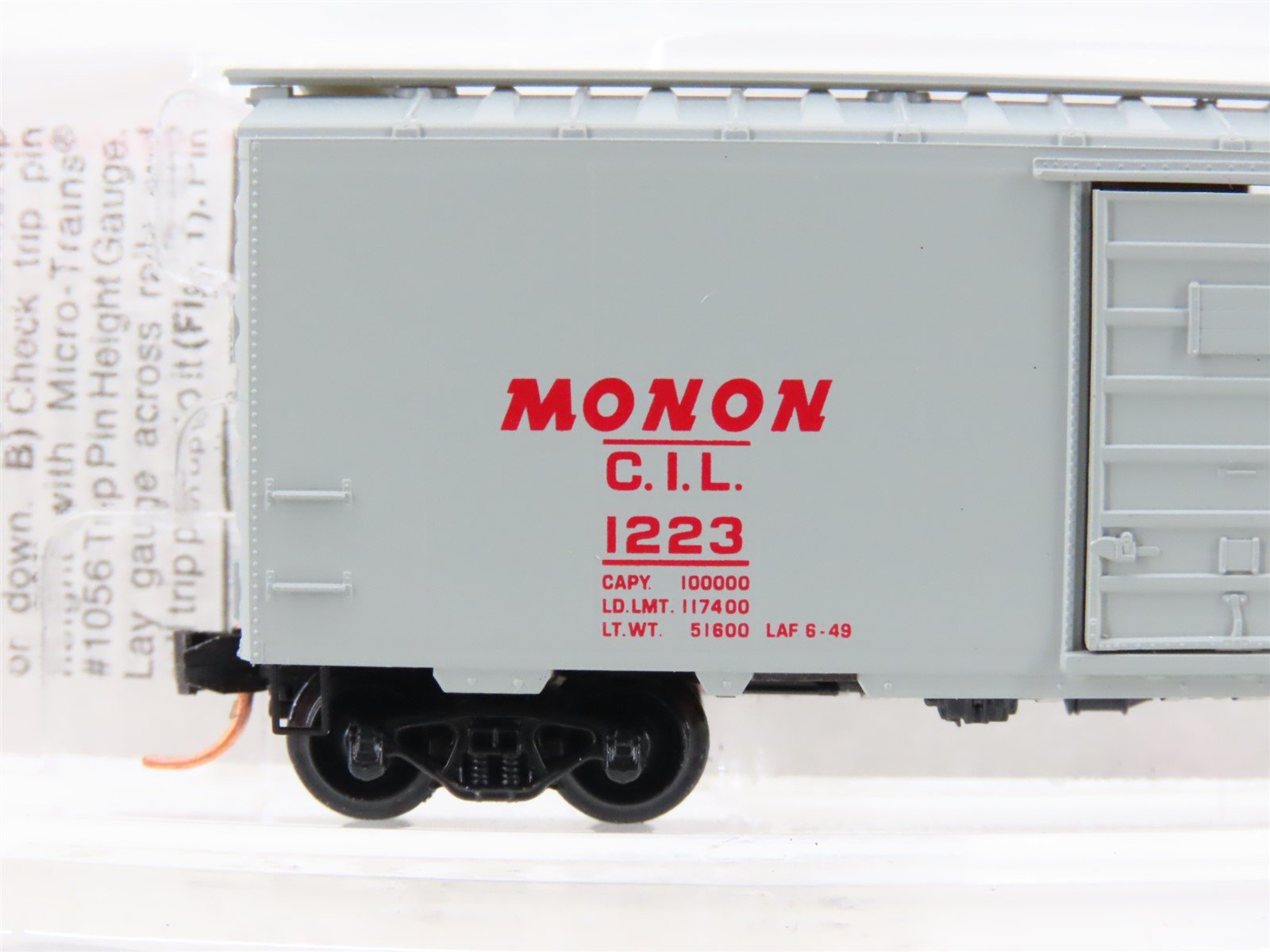N Micro-Trains MTL 20576 CIL Monon 