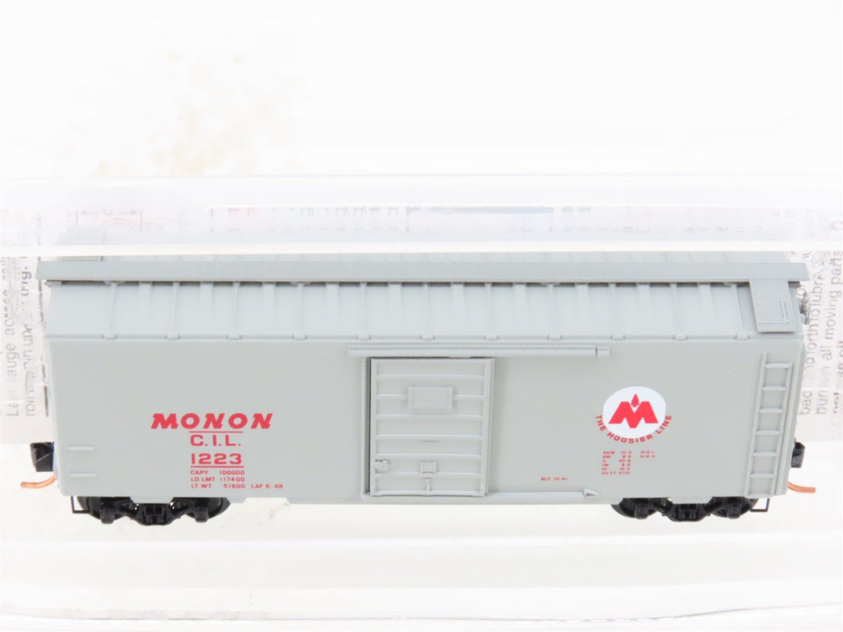 N Micro-Trains MTL 20576 CIL Monon &quot;Hoosier Line&quot; 40&#39; Single Door Box Car #1223