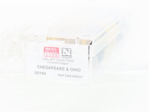 N Micro-Trains MTL 92160 C&O Chessie System ACF 2-Bay Covered Hopper #605527
