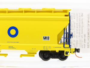 N Micro-Trains MTL 92140 BCAX Blue Circle Cement ACF 2-Bay Covered Hopper #5
