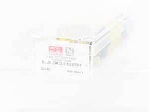 N Micro-Trains MTL 92140 BCAX Blue Circle Cement ACF 2-Bay Covered Hopper #5