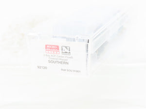 N Scale Micro-Trains MTL 92120 SOU Southern ACF 2-Bay Covered Hopper #91801