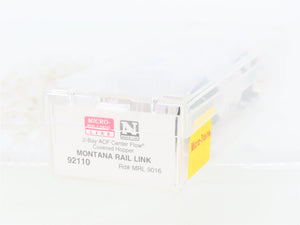 N Micro-Trains MTL 92110 MRL Montana Rail Link ACF 2-Bay Covered Hopper #9016