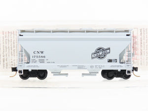 N Micro-Trains MTL 92090 CNW Chicago & North Western 2-Bay Covered Hopper 175586