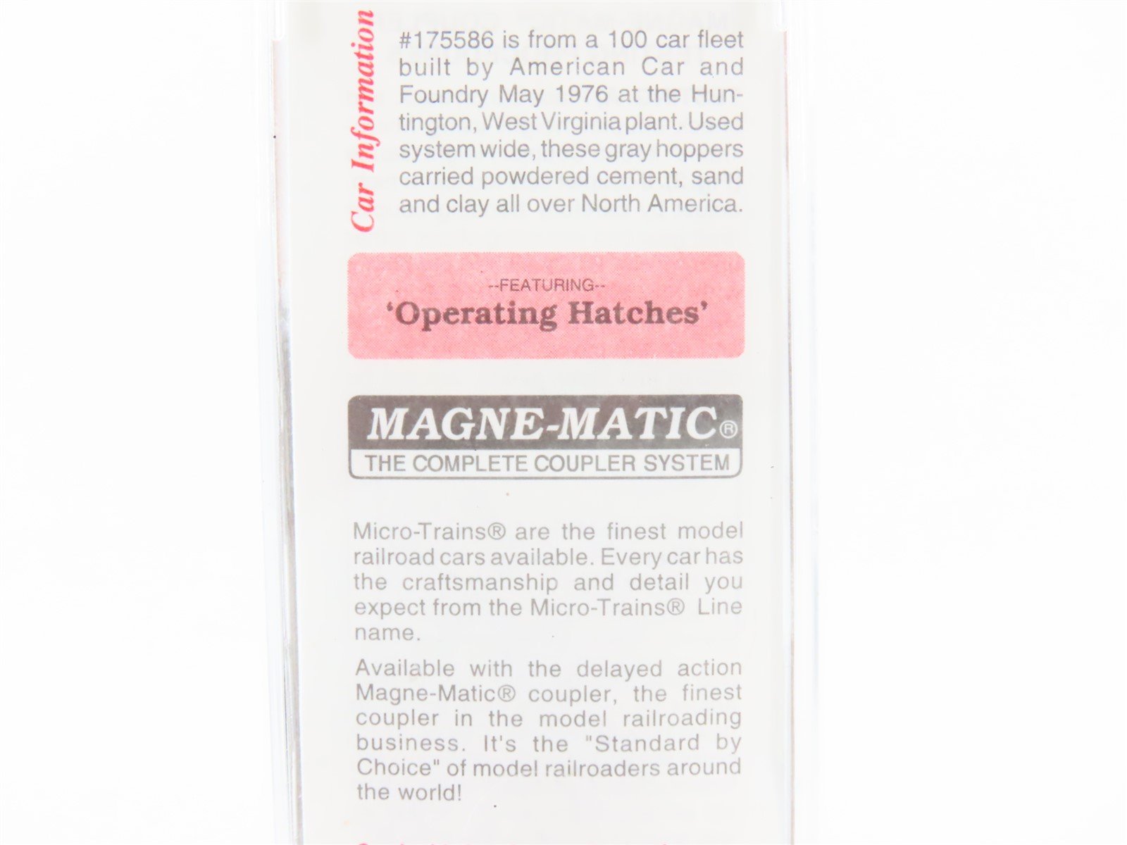 N Micro-Trains MTL 92090 CNW Chicago & North Western 2-Bay Covered Hopper 175586