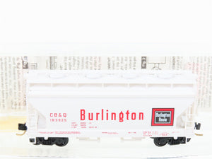 N Micro-Trains MTL 92070 CB&Q Burlington Route ACF 2-Bay Covered Hopper #183925