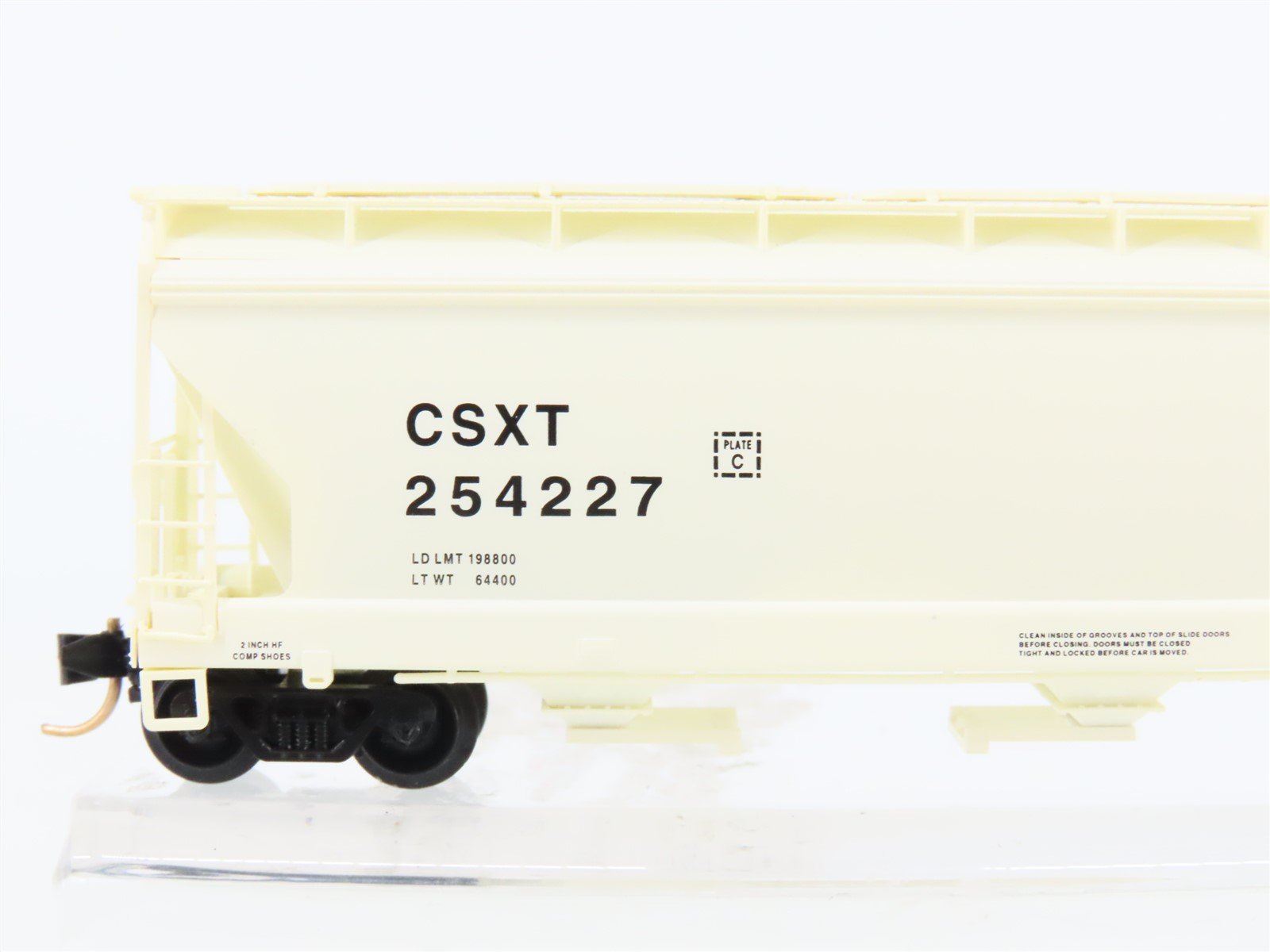 N Micro-Trains MTL 94060 CSX Transportation ACF 3-Bay Covered Hopper #254227
