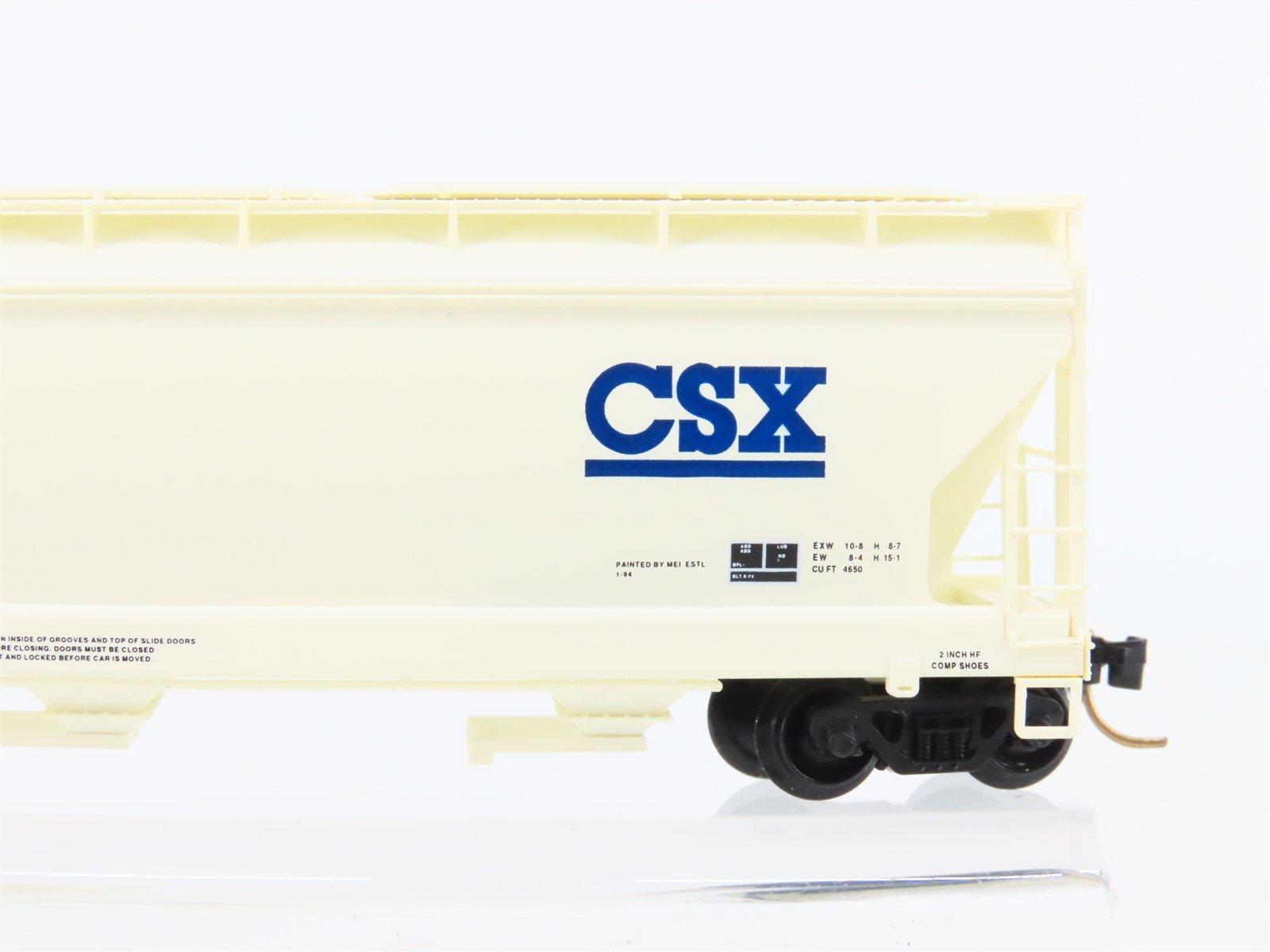 N Micro-Trains MTL 94060 CSX Transportation ACF 3-Bay Covered Hopper #254227