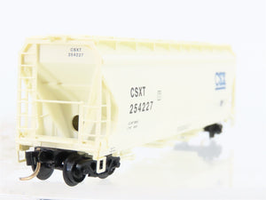 N Micro-Trains MTL 94060 CSX Transportation ACF 3-Bay Covered Hopper #254227