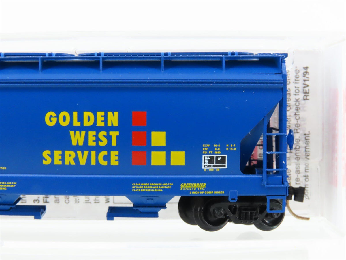 N Micro-Trains MTL 94050 CRLE Golden West Service 3-Bay Covered Hopper #539008