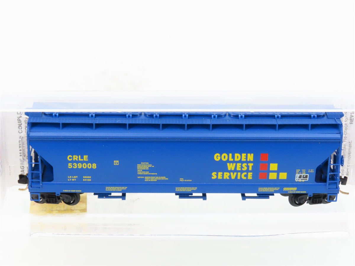 N Micro-Trains MTL 94050 CRLE Golden West Service 3-Bay Covered Hopper #539008