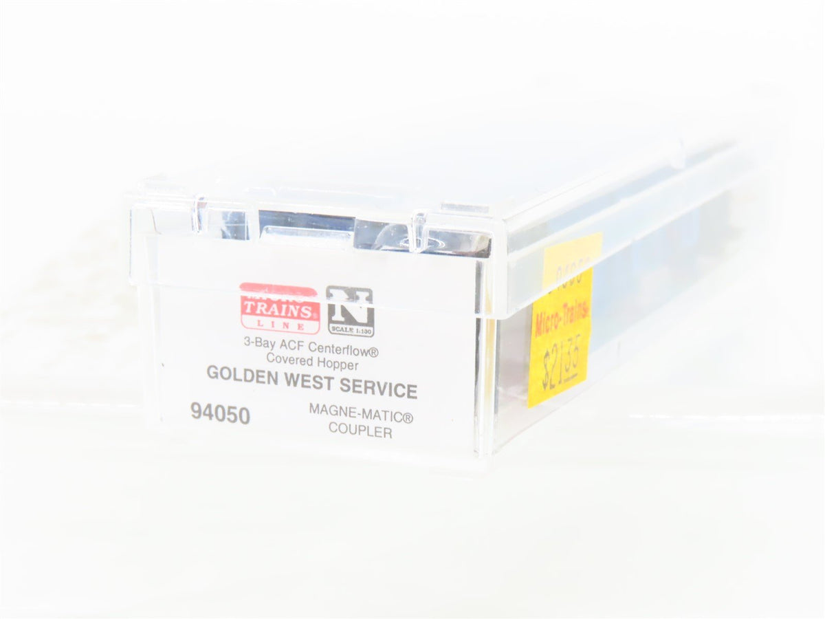 N Micro-Trains MTL 94050 CRLE Golden West Service 3-Bay Covered Hopper #539008