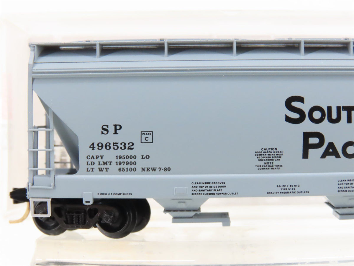 N Micro-Trains MTL 94040 SP Southern Pacific ACF 3-Bay Covered Hopper #496532