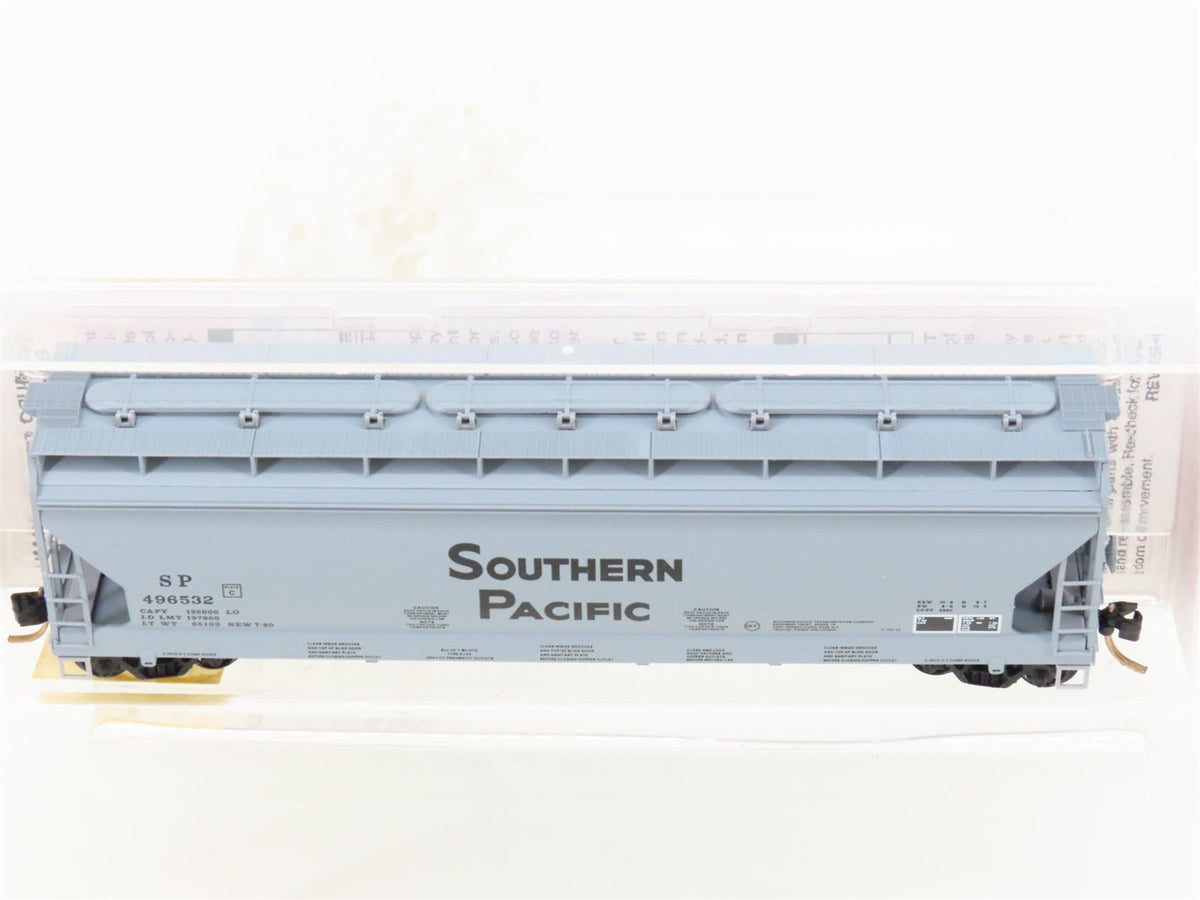 N Micro-Trains MTL 94040 SP Southern Pacific ACF 3-Bay Covered Hopper #496532