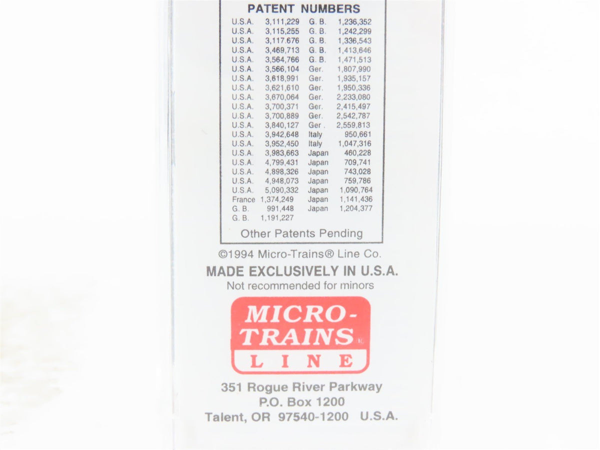 N Micro-Trains MTL 94040 SP Southern Pacific ACF 3-Bay Covered Hopper #496532
