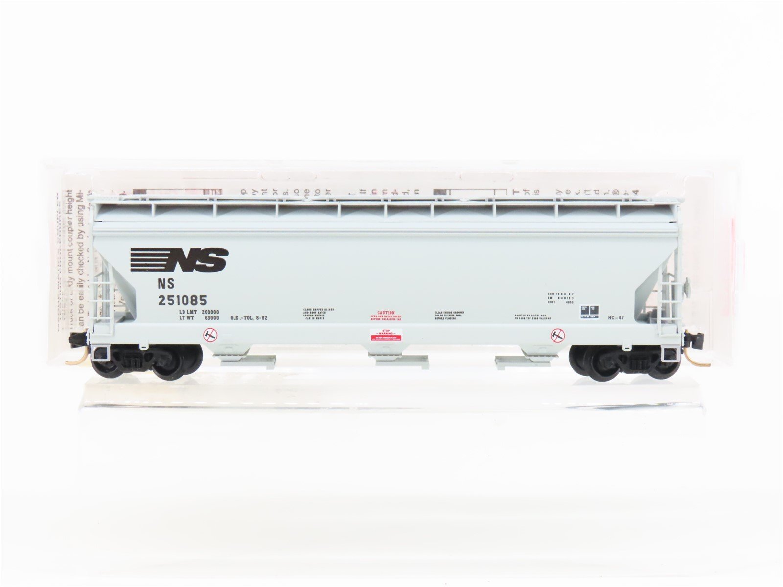 N Micro-Trains MTL 94030 NS Norfolk Southern ACF 3-Bay Covered Hopper #251085