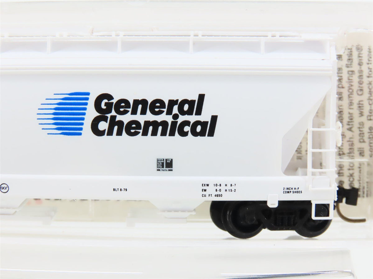 N Micro-Trains MTL 94020 GRPX General Chemical ACF 3-Bay Covered Hopper #944569