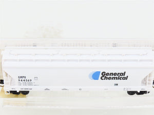 N Micro-Trains MTL 94020 GRPX General Chemical ACF 3-Bay Covered Hopper #944569
