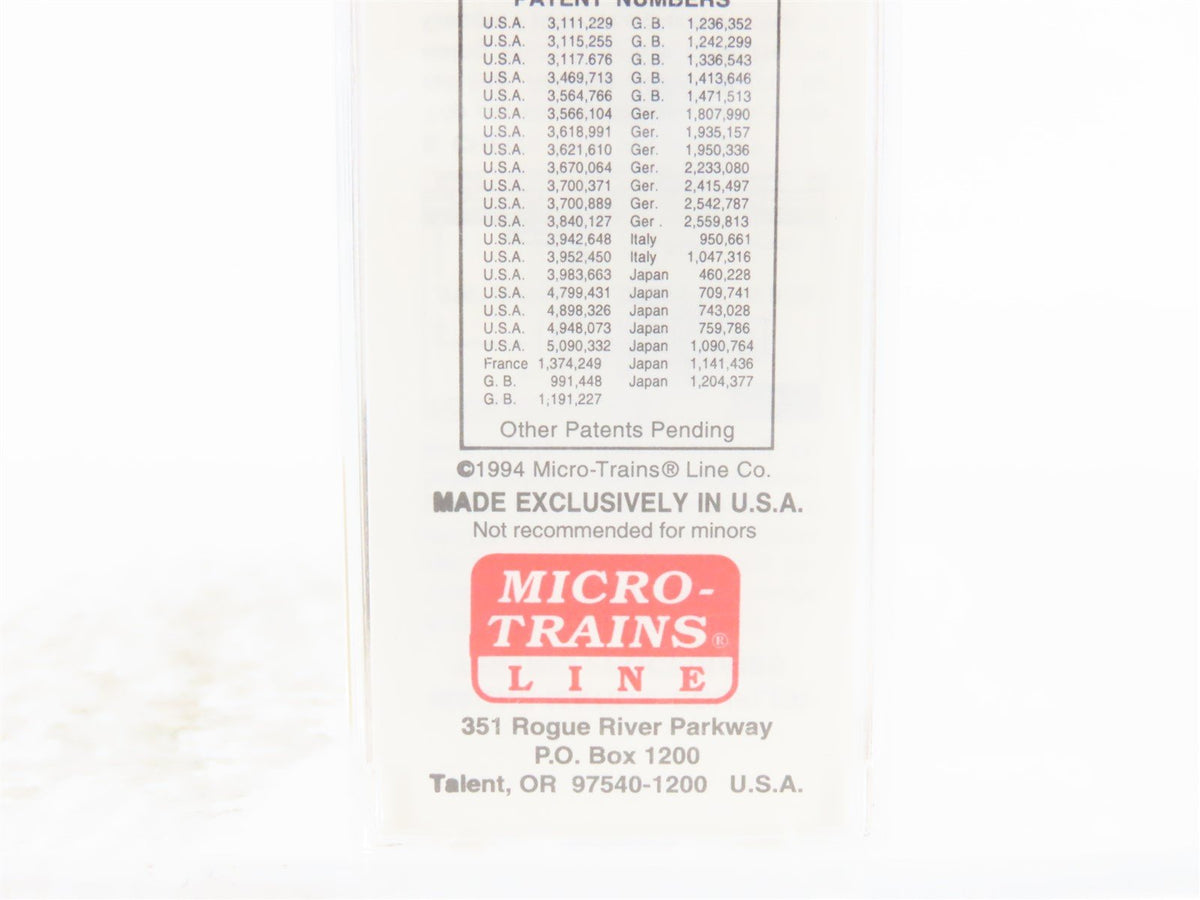 N Micro-Trains MTL 94020 GRPX General Chemical ACF 3-Bay Covered Hopper #944569