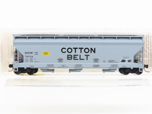 N Scale Micro-Trains MTL 94010 SSW Cotton Belt ACF 3-Bay Covered Hopper #78732