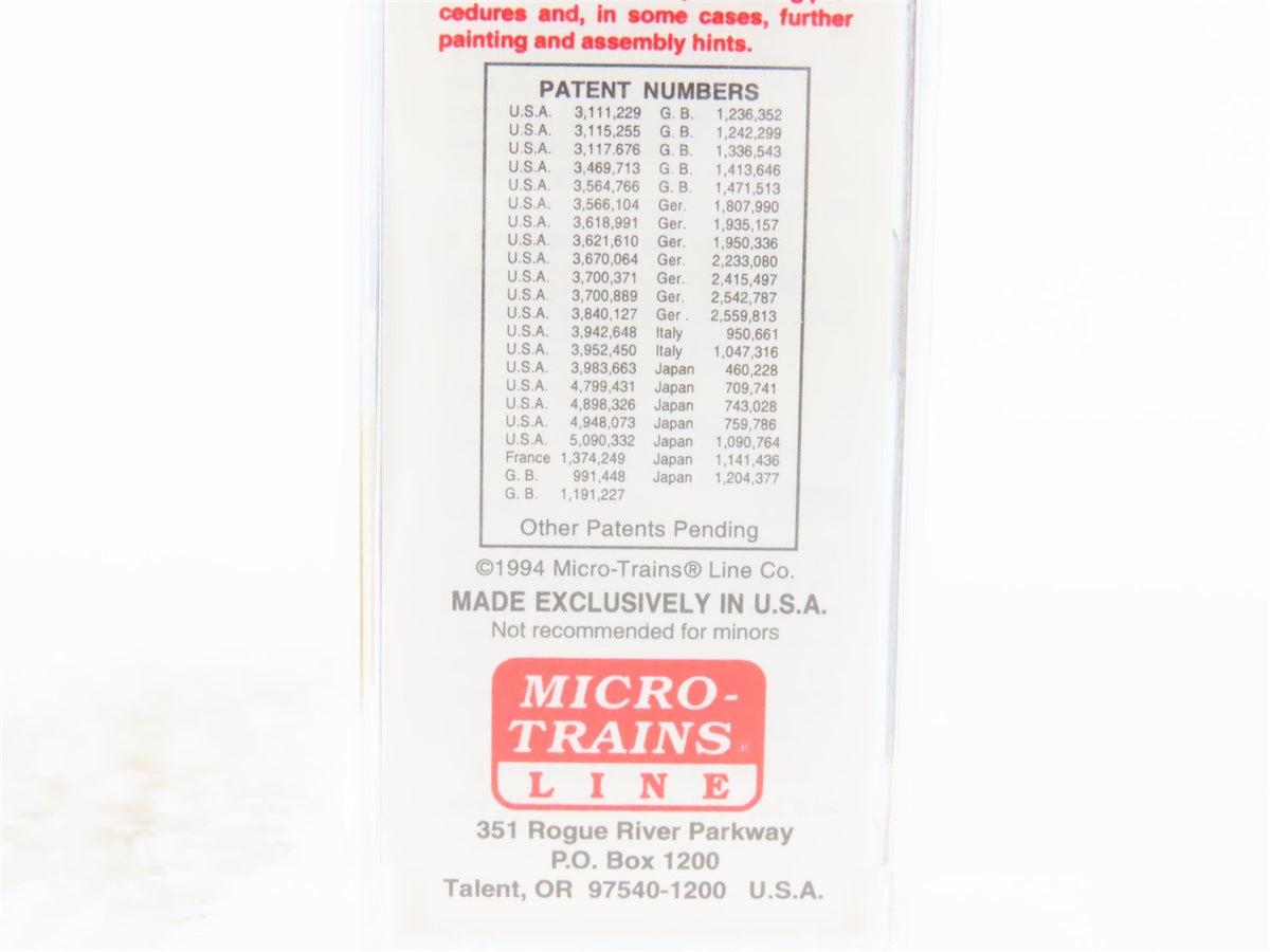 N Scale Micro-Trains MTL 94010 SSW Cotton Belt ACF 3-Bay Covered Hopper #78732