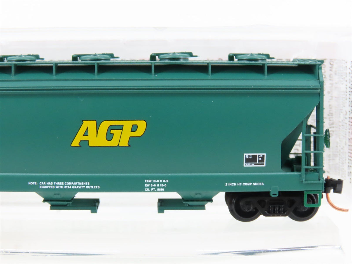N Scale Micro-Trains MTL 93060 AGPX AG Processing 3-Bay Covered Hopper #96314