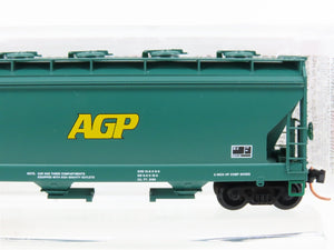 N Scale Micro-Trains MTL 93060 AGPX AG Processing 3-Bay Covered Hopper #96314