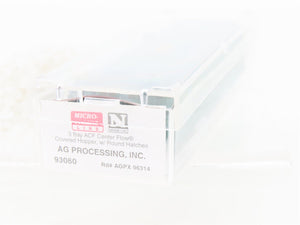 N Scale Micro-Trains MTL 93060 AGPX AG Processing 3-Bay Covered Hopper #96314