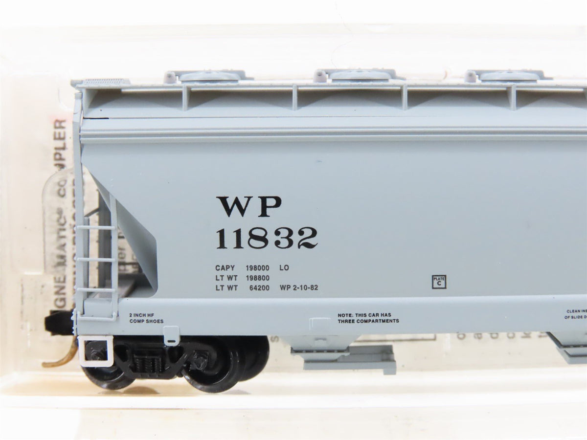 N Scale Micro-Trains MTL 93050 WP Western Pacific 3-Bay Covered Hopper #11832