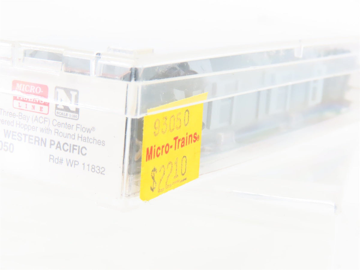 N Scale Micro-Trains MTL 93050 WP Western Pacific 3-Bay Covered Hopper #11832